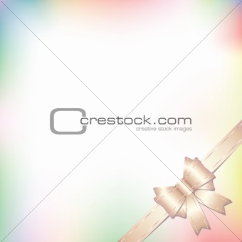 background with bow in pastel colors
