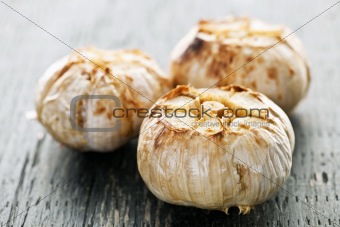 Roasted garlic bulbs