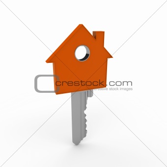 3d home key orange