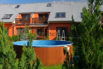 Family house with a swimming pool