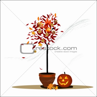 halloween decoration vector illustration