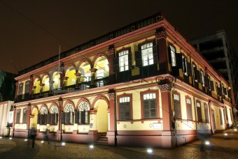 colonial building in macau china