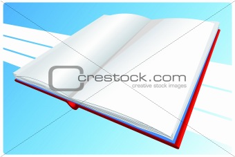 Vector illustration of book