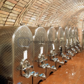 fermentation tanks, Sidleny, Livi Dubnany, Czech Republic