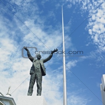 Jim Larkin statue, O´Connell Street, Dublin, Ireland