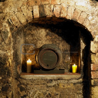 wine cellar, Litomerice, Czech Republic