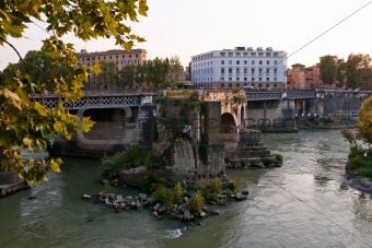 Bridge ruins
