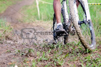 mountain biker legs