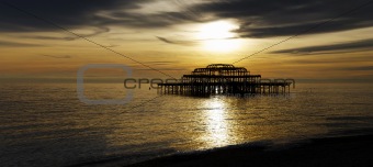 The West Pier in Brighton