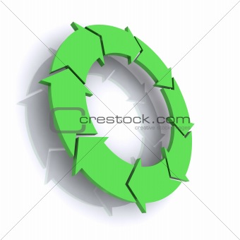 Green Process Arrow