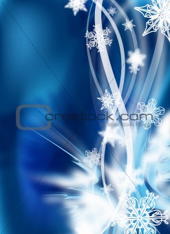 abstract winter design