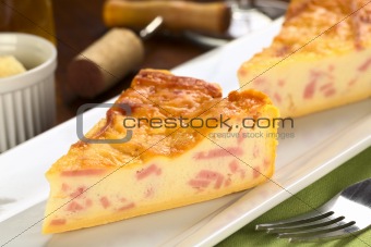 Cheese and Ham Quiche