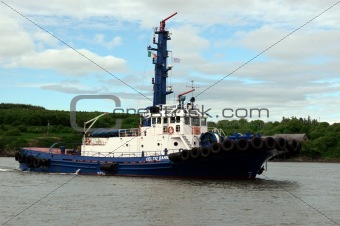 celtic banner river shannon tug boat