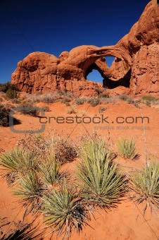 Double Arch at Arches National park