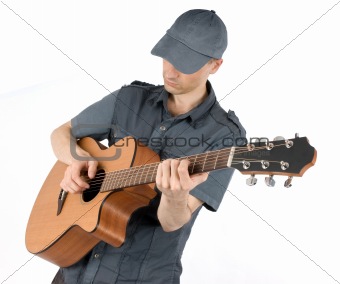 Classical guitarist