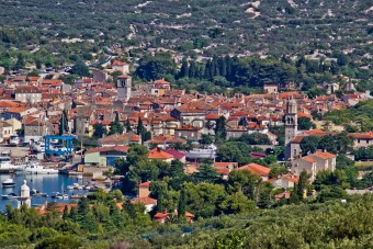 Mediterannean town of Cres, Croatia