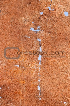 Corrosion of iron sheet