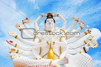 Statue of Shiva in Thailand, island Koh Samui