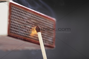 Ignition of a match