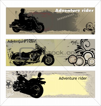 Adventure rider banners