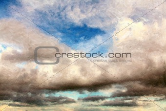 Impressionist sky