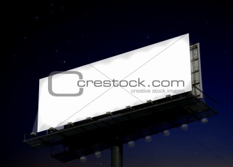 Billboard at night