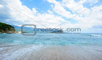 Aquamarine landscape
