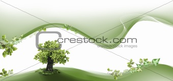 Nature header and footer
