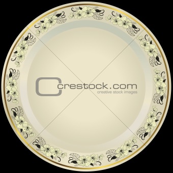 White plate 