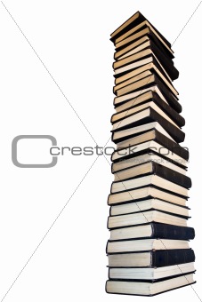 Tower  of old books.