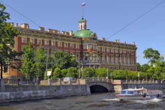 Russia, Saint-Petersburg, Mikhailovsky Castle
