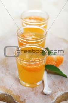 Fruit tangerine jelly 