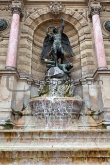 Fountain Saint-Michel, Paris