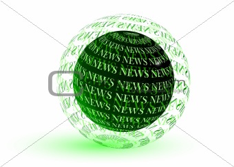 News green globe - eps10