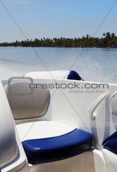 backseat speadboat surf sea spray wash