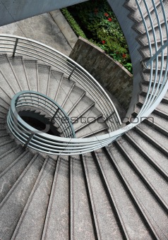 spiraling stair
