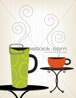 Colorful Coffee Cups