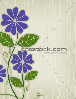 Purple Flower Abstract