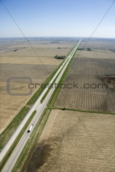 Highway in rural USA.