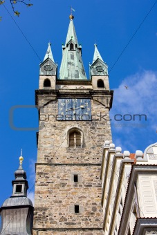 town hall's tower, Klatovy, Czech Republic