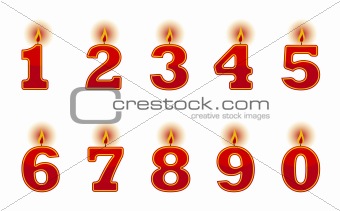 number candles