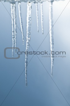 Long icicles background