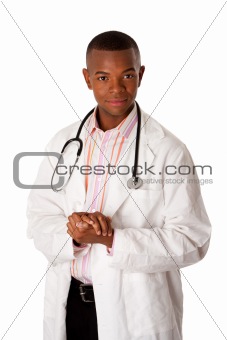 Doctor physician advising patient