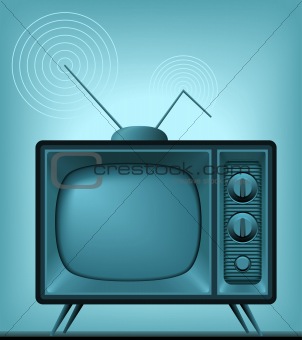 TV Antique (Vector Image)