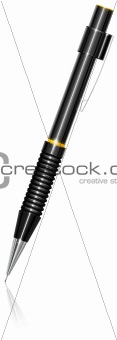 Black propelling pencil