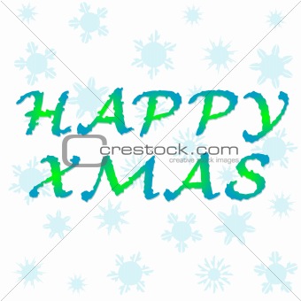 Whimsical Vector Lettering Series Happy Holidays Xmas