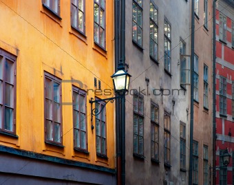 Ancient buildings in Stockholm