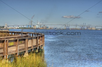 View of Industry from Riverfront Park 