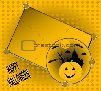Halloween invitation for your party greetings card vector