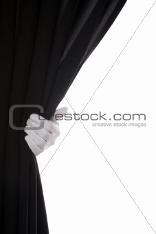 Black Curtain hand